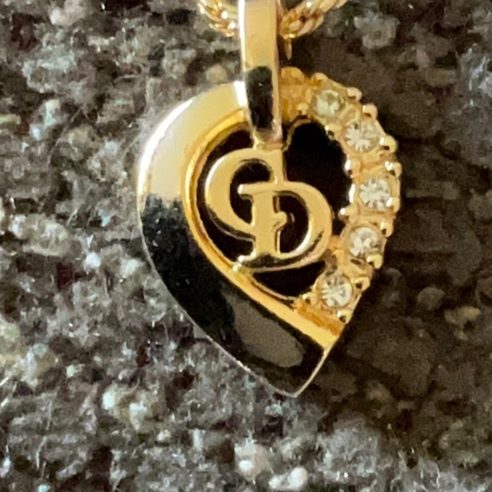Christian Dior logo pendant